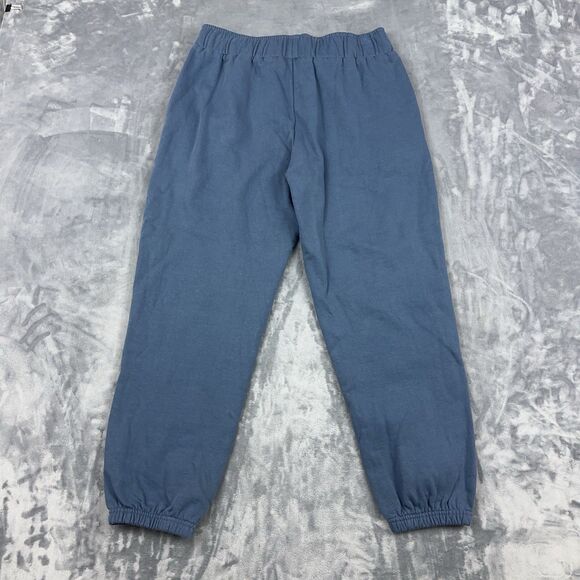 Pact Women’s Organic Cotton Sweatpants Joggers in Slate Blue Size M - Picture 2 of 11